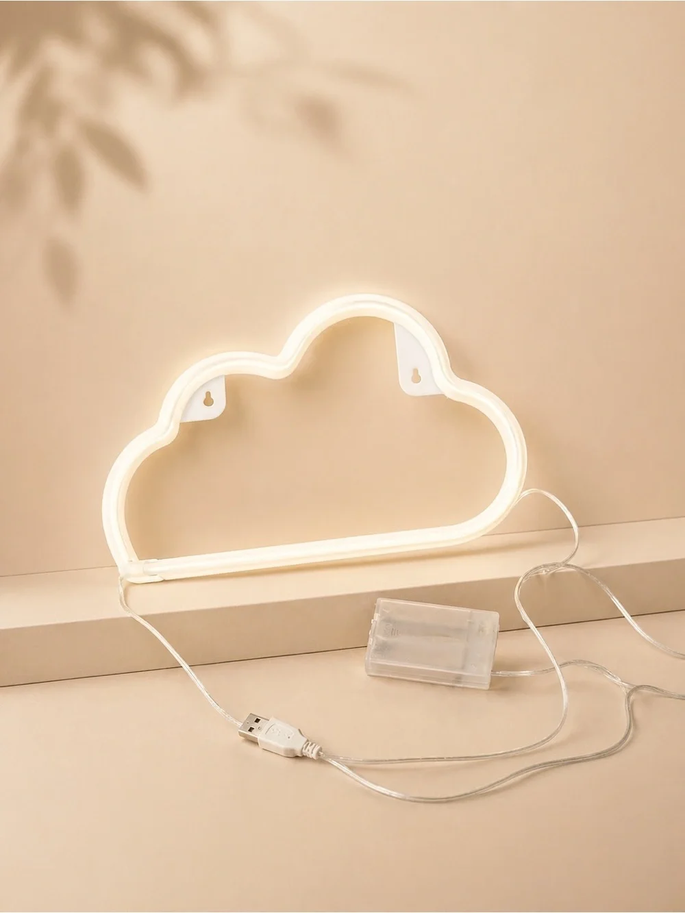 LED Cloud Neon Light USB Wall Decor Aesthetic Room Lighting